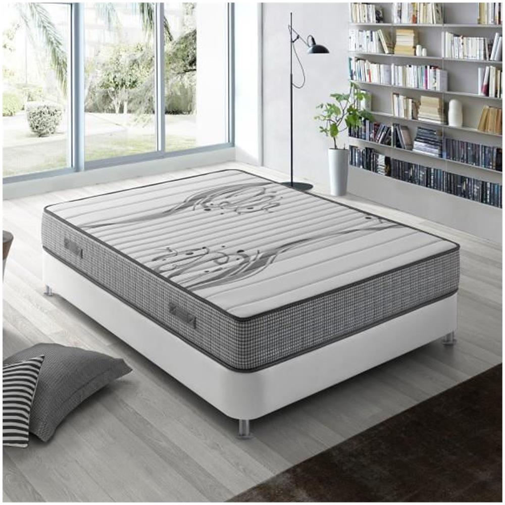 Materasso In Memory Foam Boston 120x190, 22 Cm Di Altezza, 1,5 Cm Di Memory Foam Di 65 Kg / m³, Indipendenza Nel Materasso, Firmezza Media, Alta Sostenibilità - Foto 2