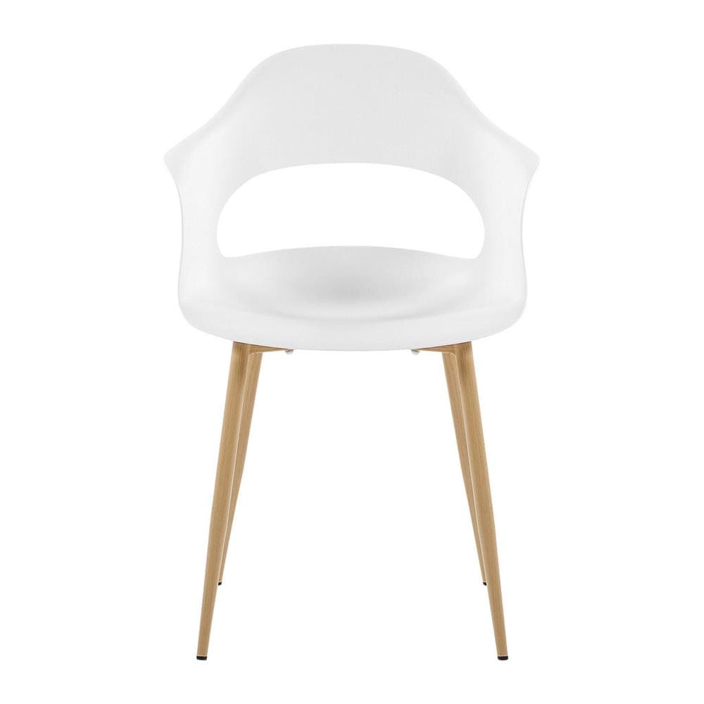 Set Di 2 Sedie Da Pranzo Bianche Utica - Foto 2