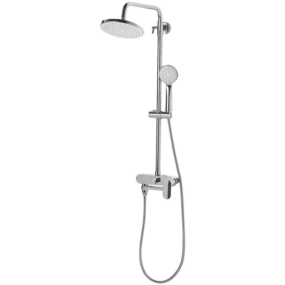 Set Miscelatore Doccia Con Soffione Argento Gurara - Foto 1