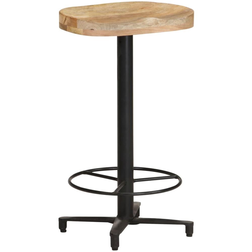 Sgabelli Da Bar 2 Pz 66 Cm In Legno Massello Di Mango - Foto 2
