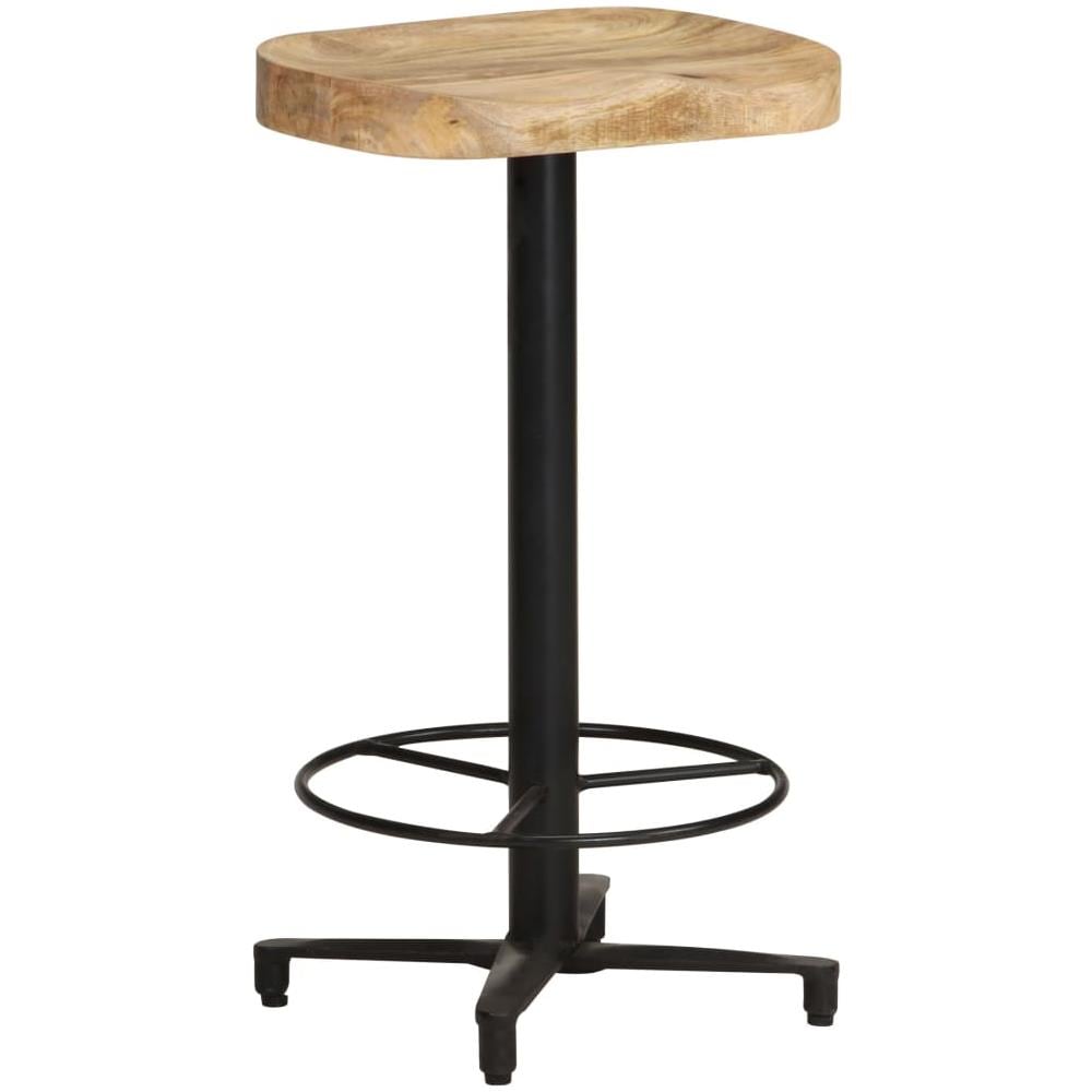 Sgabelli Da Bar 2 Pz 66 Cm In Legno Massello Di Mango - Foto 8