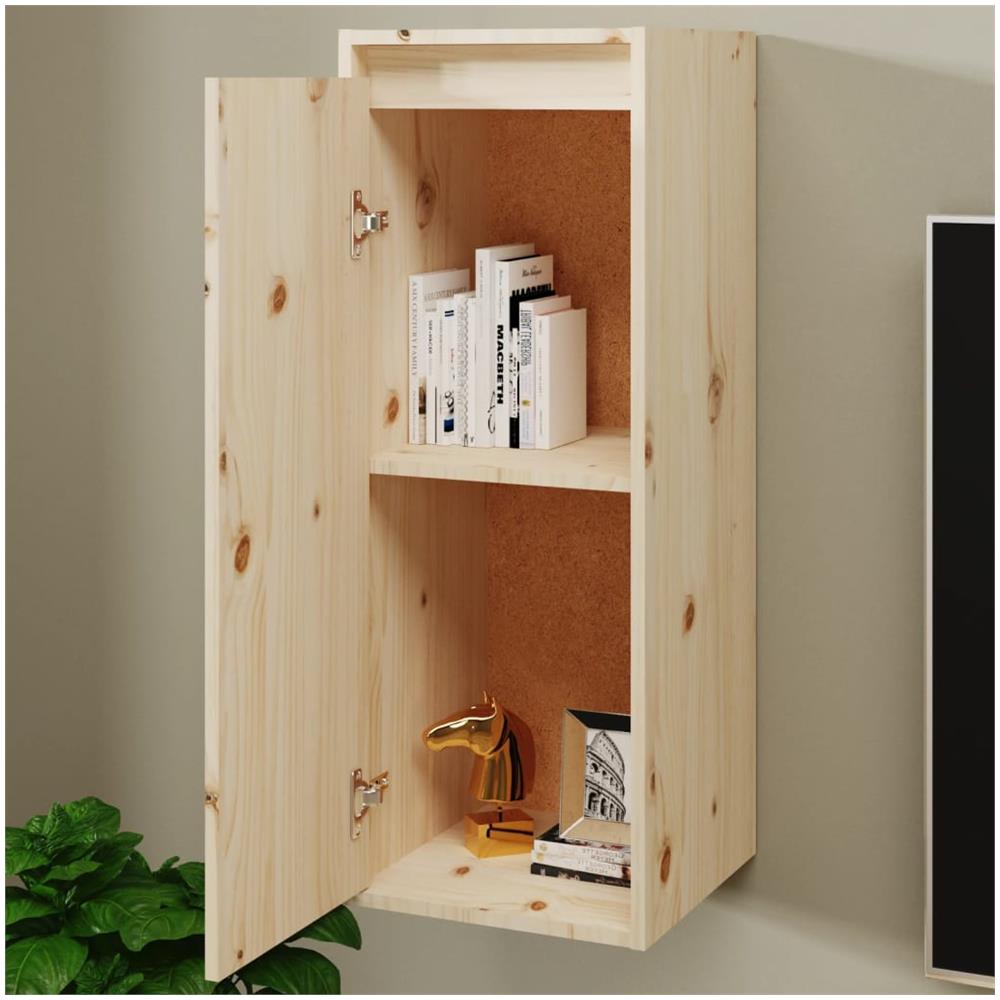 Pensili 2 Pz 30x30x80 Cm In Legno Massello Di Pino - Foto 3