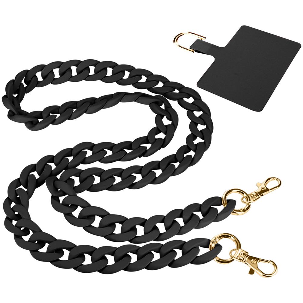Gioiello Da Smartphone Catena A Maglie Larghe 120 Cm Moxie Serie Ibiza Nero - Foto 1