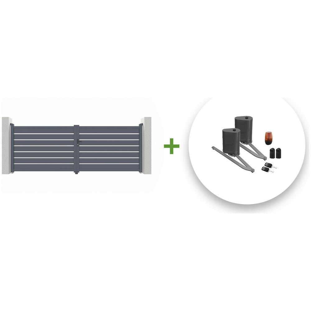 Pack Cancello Elettrico Battente Vogel 400b140 + Motorizzazione Braccio B500 - Foto 1