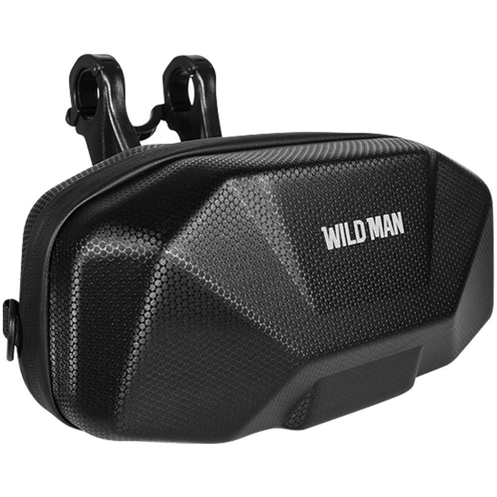 WILDMAN - Borsa Per Bici Waterproof 1l Con Tre Tasche E Finestra Tattile Wildman Es6 Nera - Foto 2