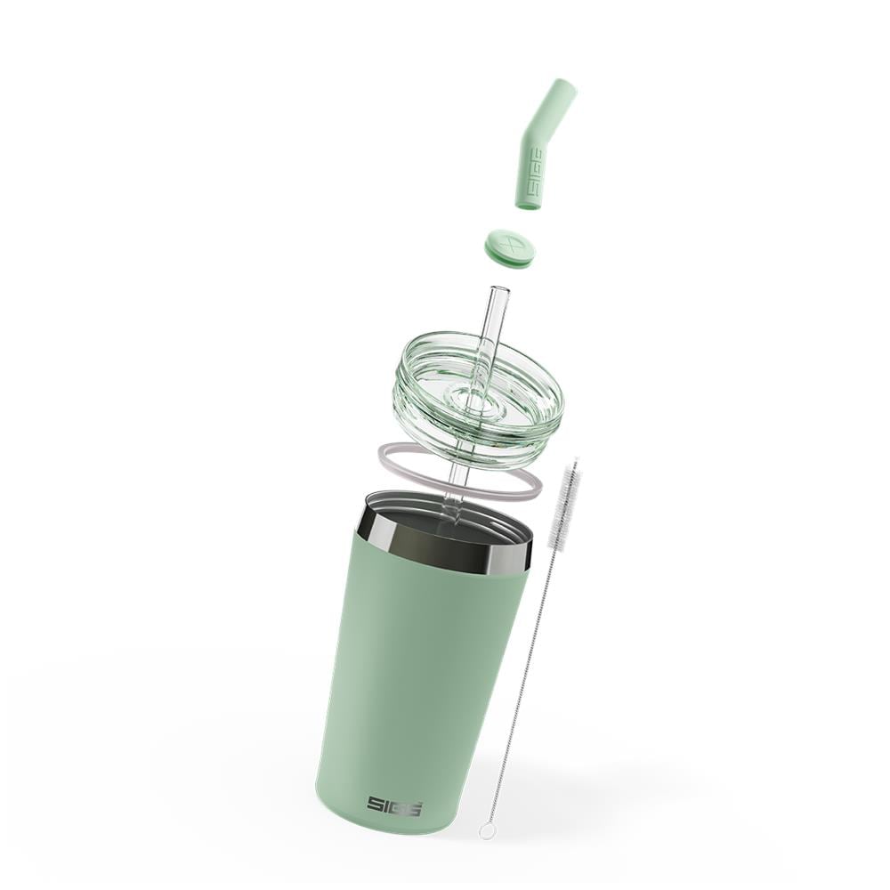 6015.10 Tazza Da Viaggio 450 ml Verde Acciaio Inox - Foto 2