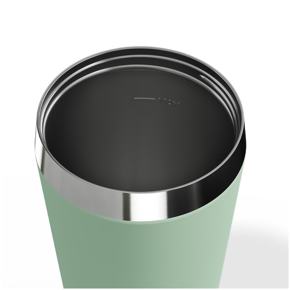 6015.10 Tazza Da Viaggio 450 ml Verde Acciaio Inox - Foto 5