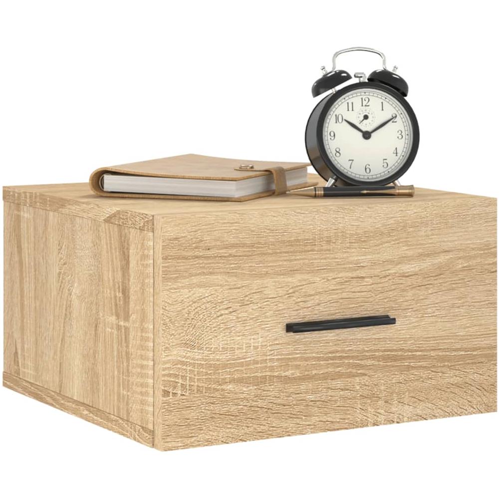 Comodino A Muro Rovere Sonoma 35x35x20 Cm - Foto 3