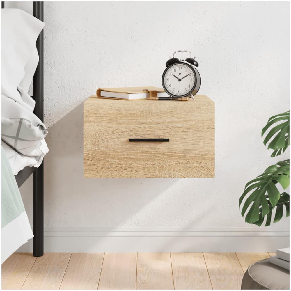 Comodino A Muro Rovere Sonoma 35x35x20 Cm - Foto 1