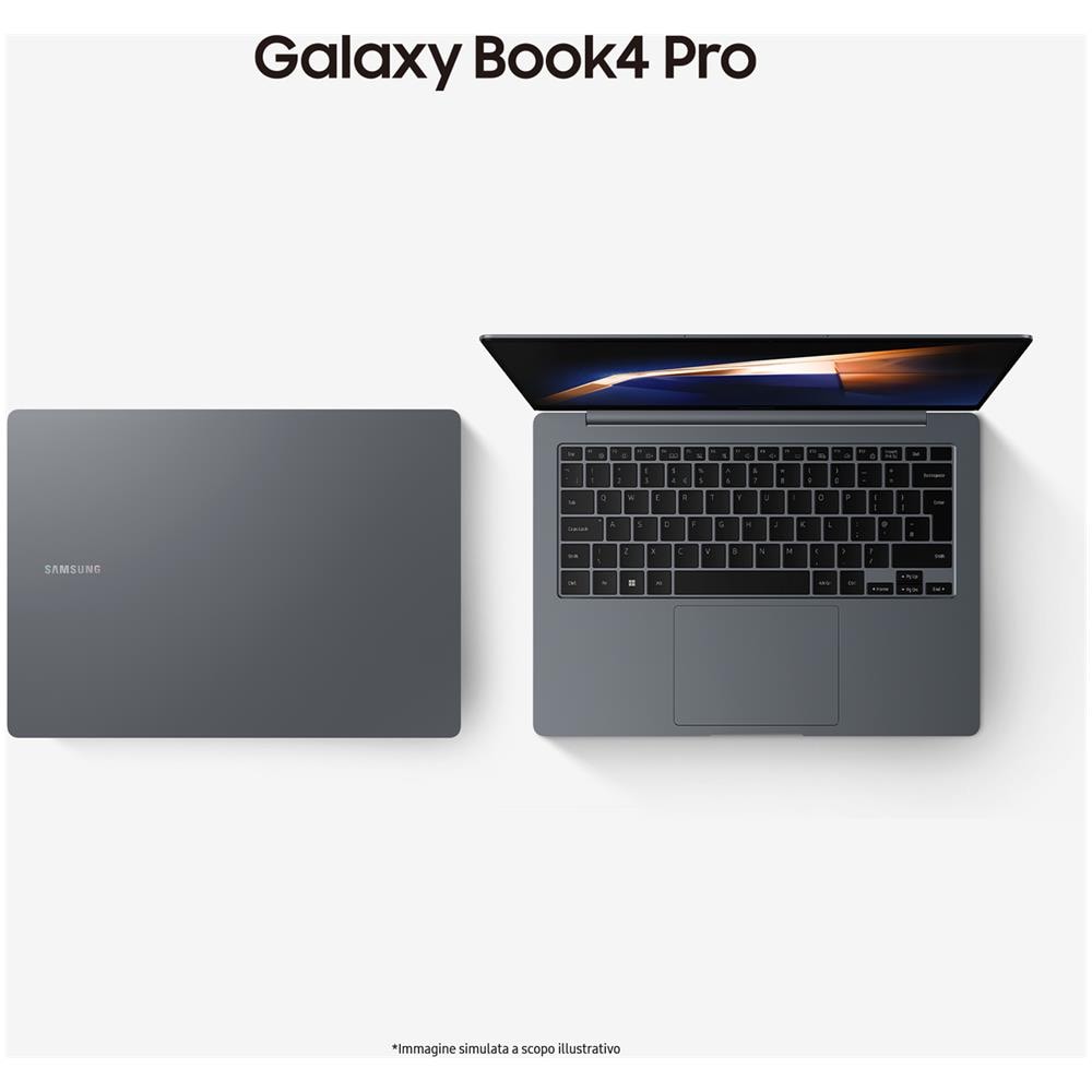 Notebook Galaxy Book4 Pro Laptop Monitor 14" 3K HD Intel® Core™ Ultra 5 125H Ram 16 GB SSD 512 GB Intel Arc Graphics 1 x 3.1 Gen 1 Type A 2 x 3.1 Gen 1 di tipo C Windows 11 Home - Foto 2