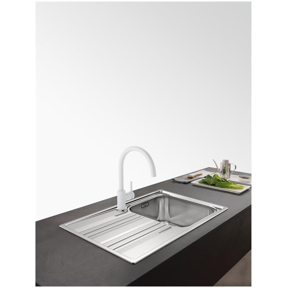 Miscelatore Monocomando Lina 115.0626.024 con Canna Girevole Colore Bianco - Foto 2