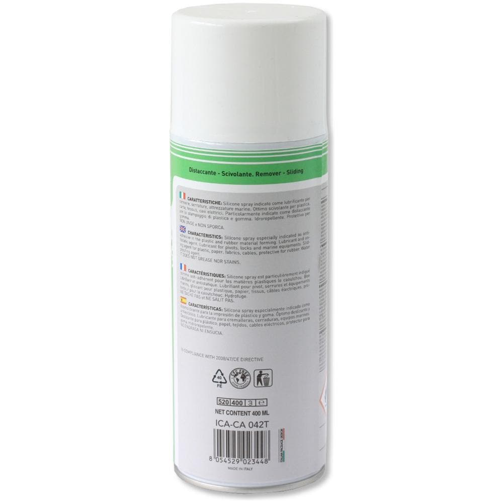 ICA-CA 042T - Spray Silicone Lubrificante Distaccante Scivolante 400ml - Foto 2