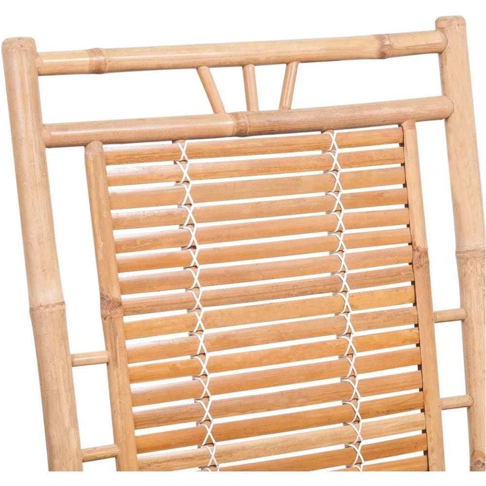 Sedia a dondolo in bamboo - Foto 16
