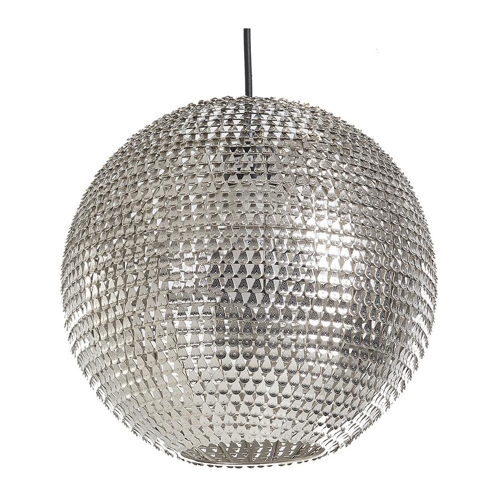 Lampada Da Soffitto Con Paraluce In Metallo Color Nichel - Seine - Foto 1