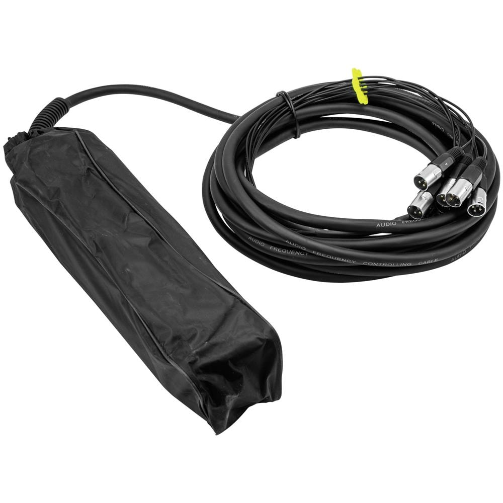 Stagebox Multicore OMNITRONIC MUS-810 8 Input 10 Metri - Per Collegamenti Audio Professionali