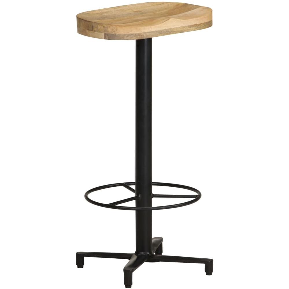 Sgabelli Da Bar 2 Pz 76 Cm In Legno Massello Di Mango - Foto 2