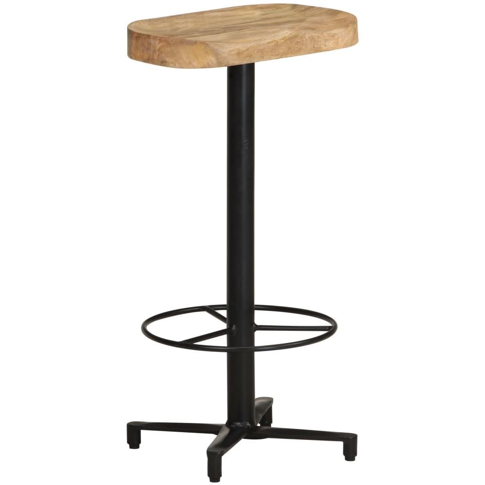 Sgabelli Da Bar 2 Pz 76 Cm In Legno Massello Di Mango - Foto 8