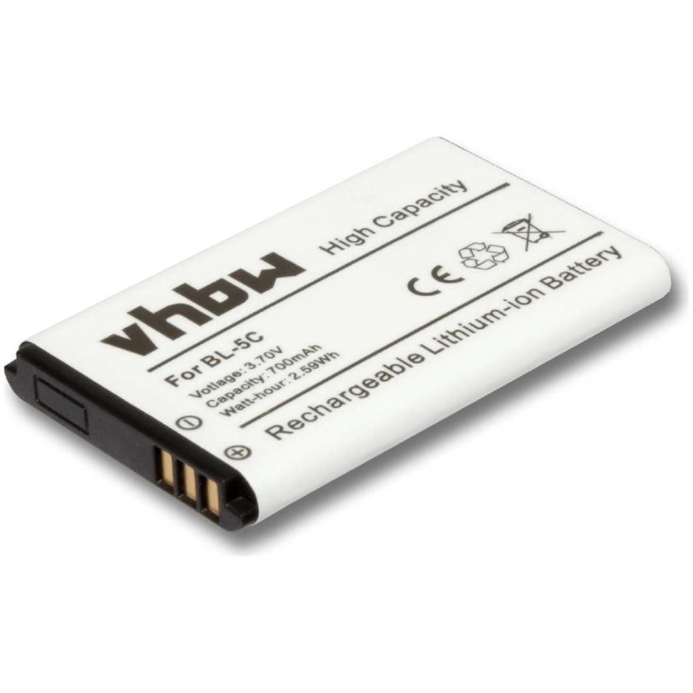 Batteria Sostituisce Nokia Bl-5ca Per Smartphone Cellulare (700mah, 3,7v, Li-ion)  - Foto 1