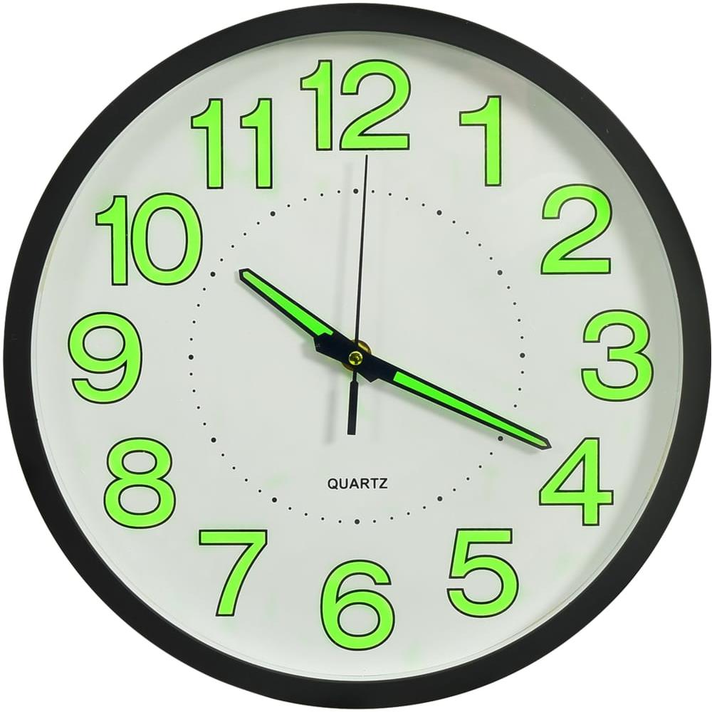 Orologio da Parete Luminoso Nero 30 cm - Foto 1