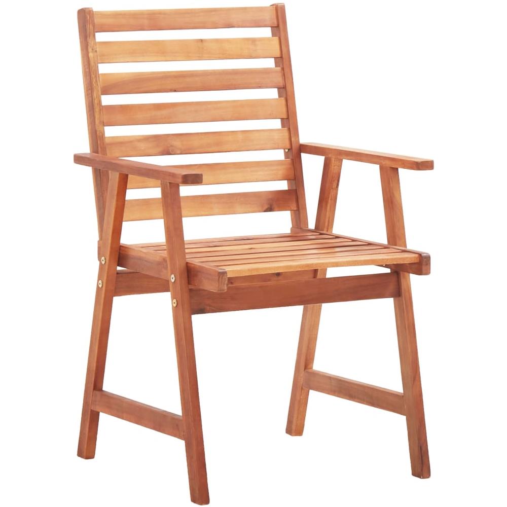 Sedie da Pranzo da Esterni con Cuscini 6 pz Massello di Acacia - Foto 3