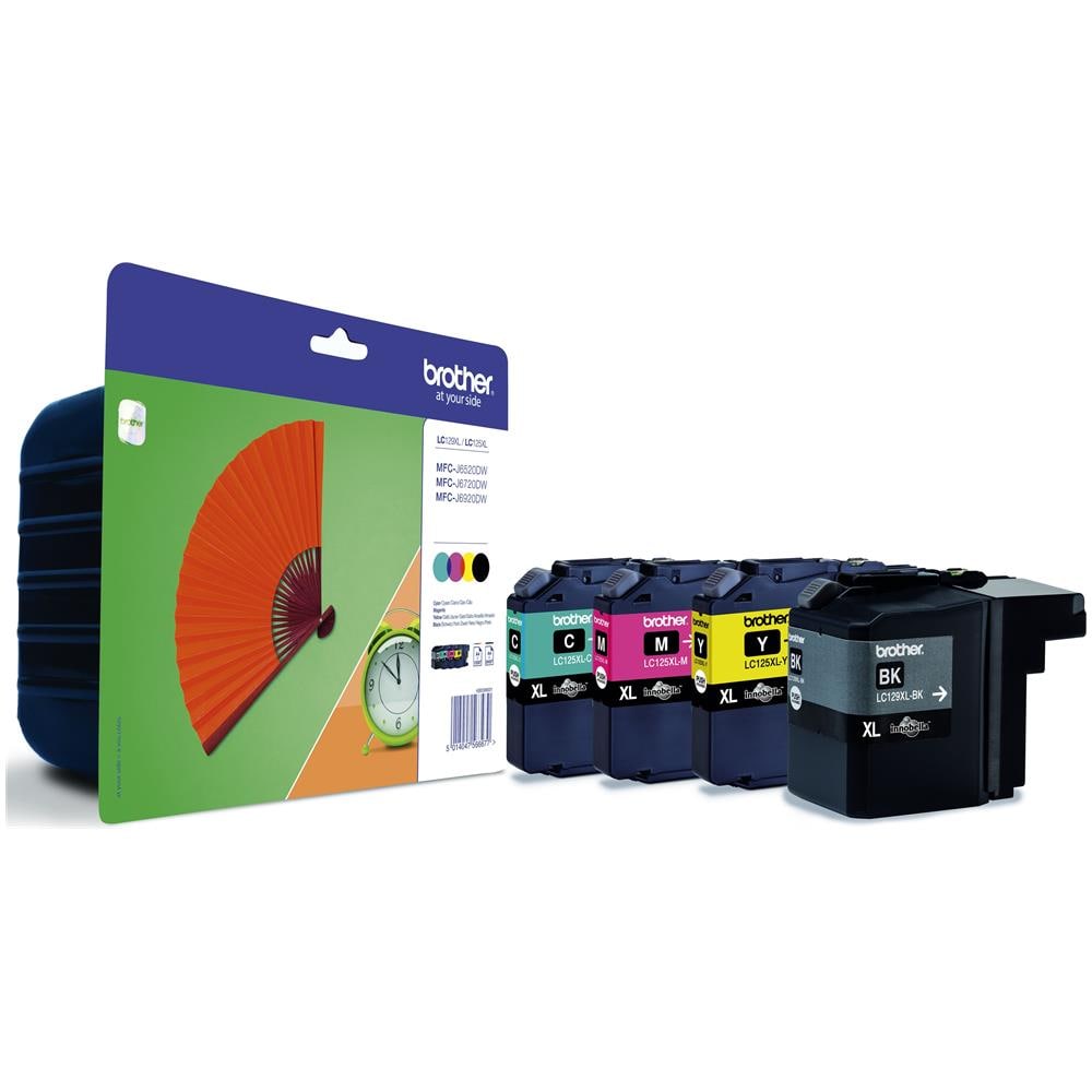 LC-129XL Value-Pack, Nero, Ciano, Magenta, Giallo, MFC-J6920DW, 100 Anno / i - Foto 2