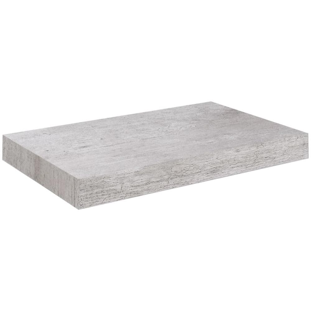 Scaffale A Parete Grigio Cemento 23x23,5x3,8 Cm In Mdf - Foto 2