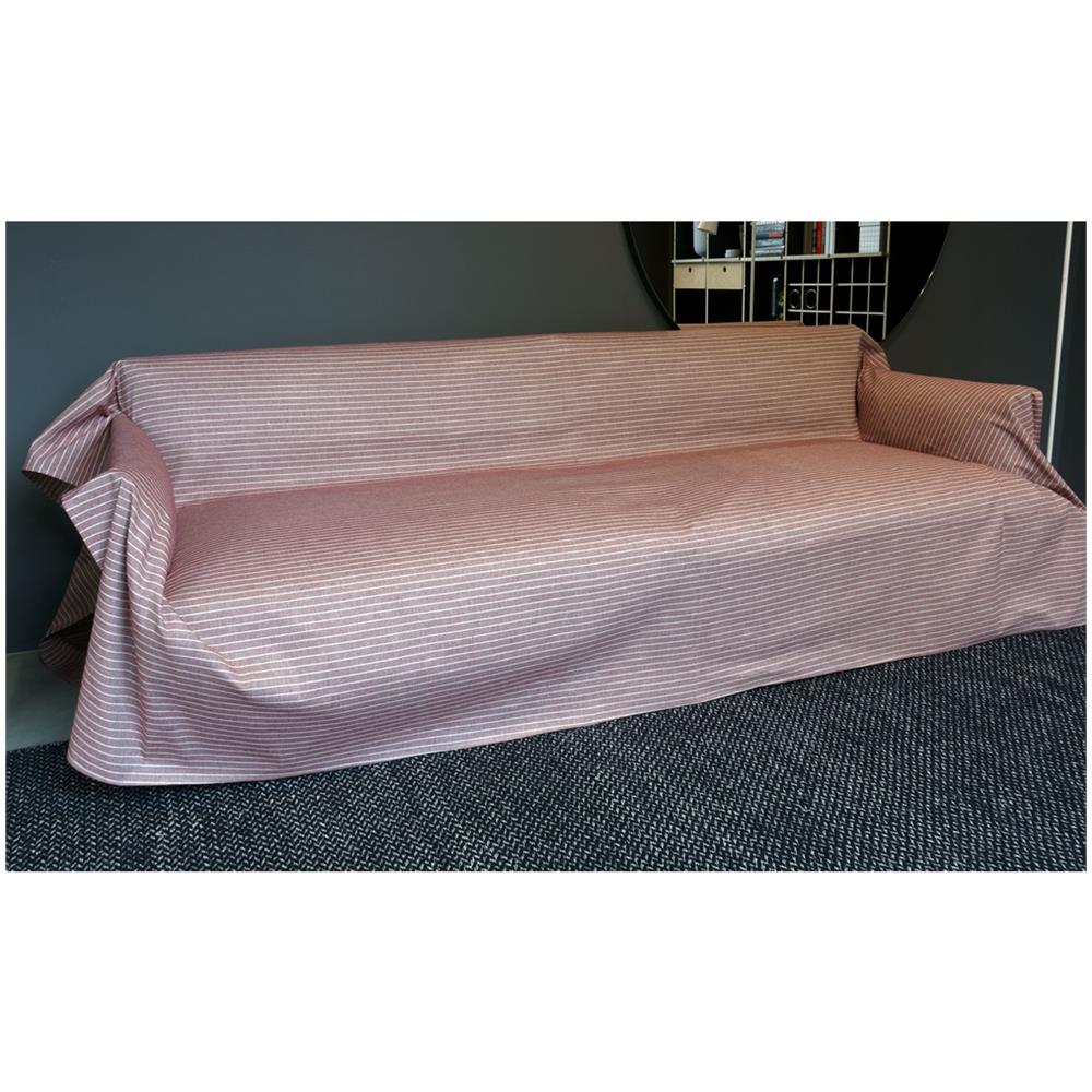 Telo Arredo Granfoulard Copritutto Cotone Made Italy Vari Disegni Arredatutto Copriletto Multiuso 2 Piazze Lord Bordeaux - Foto 2