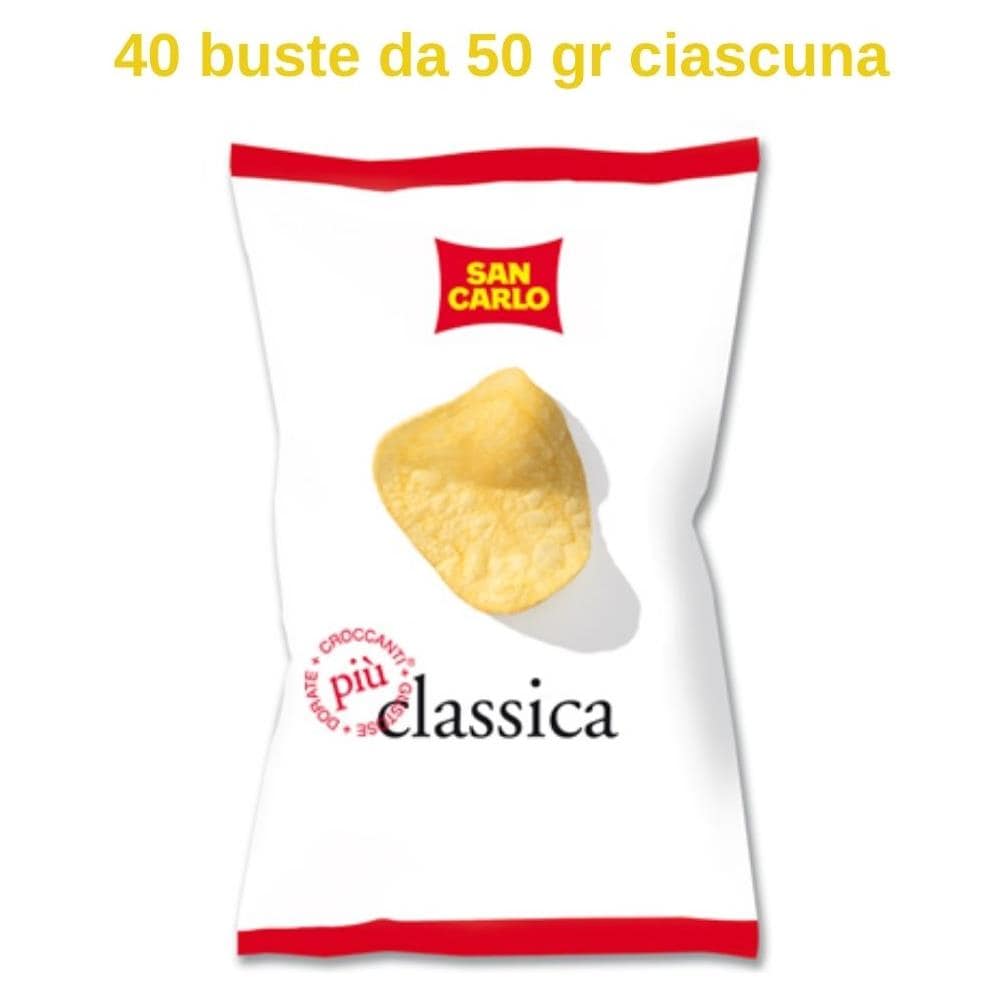 San Carlo Patatine Classiche 40 Buste Da 50 Gr - Foto 1