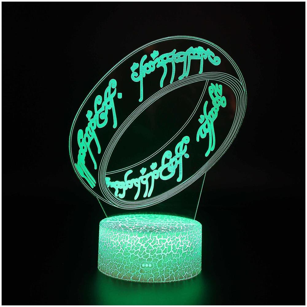 Lampada Notturna A Forma Di Cavallo 3D Con Illusione LED, 7 Colori Interruttore Touch Lampada Da T~p192562185