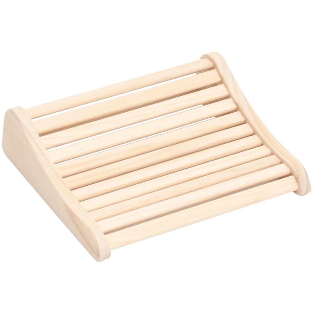 Poggiatesta Per Sauna In Legno Massello Di Pino - Foto 1