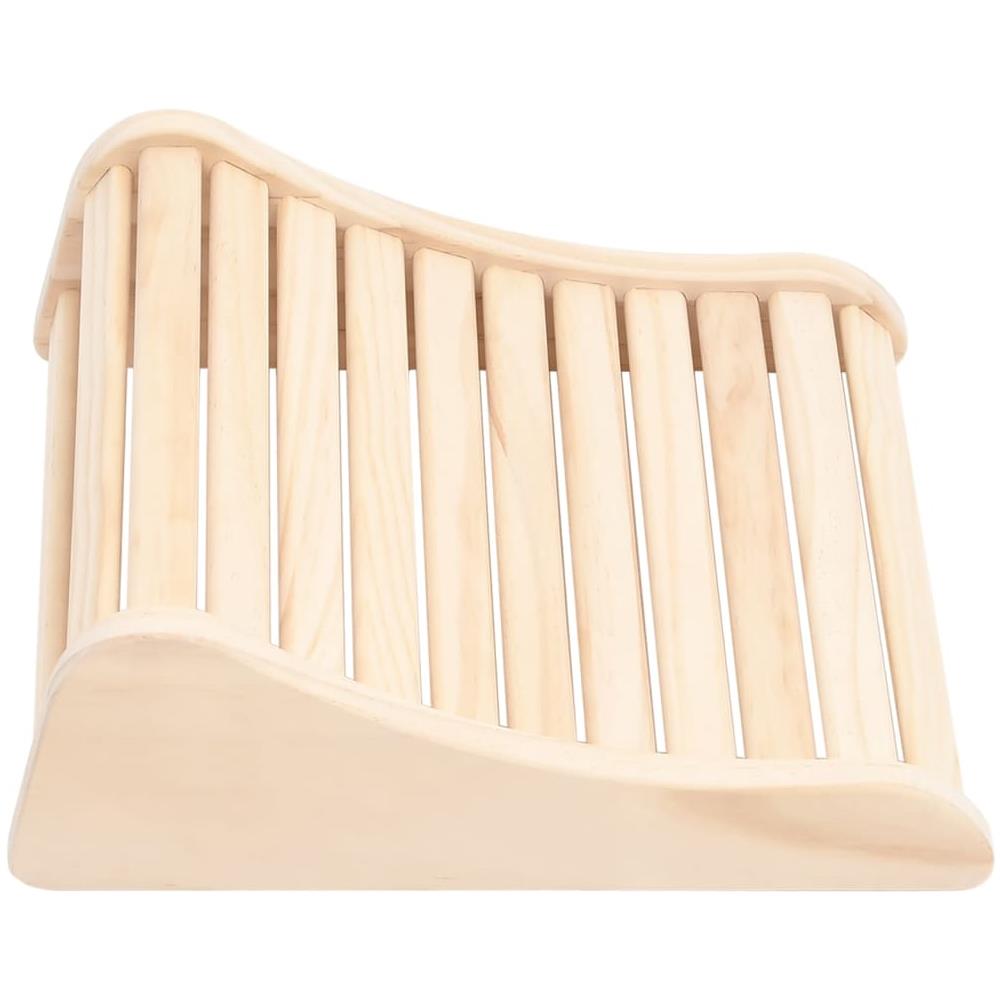 Poggiatesta Per Sauna In Legno Massello Di Pino - Foto 3