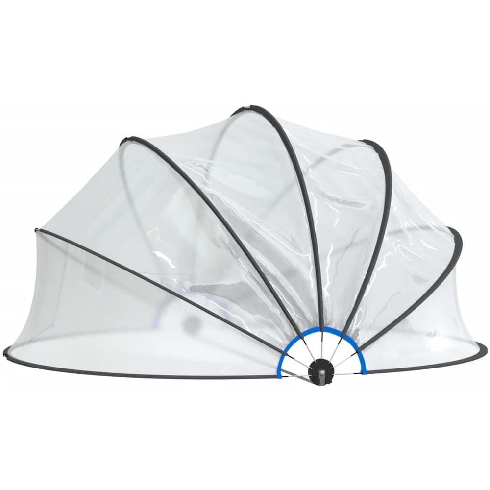 Cupola Per Piscina Rotonda 467x234 Cm Pvc - Foto 3