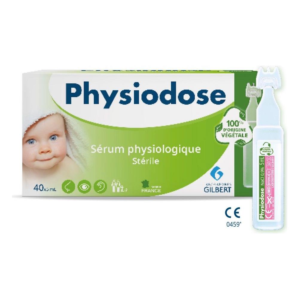 Siero Fisiologico Sterile 40 Monodose Da 5 Ml Fisiodosaggio Plastica Vegetale - Foto 1