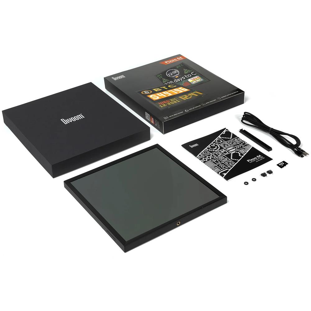 Pixoo64 cornice per foto digitali Nero Wi-Fi - Foto 14