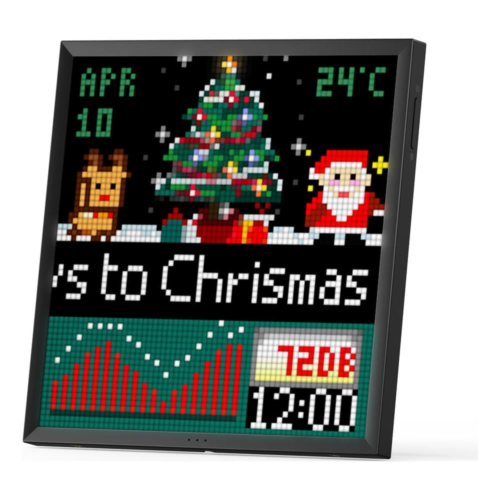 Pixoo64 cornice per foto digitali Nero Wi-Fi - Foto 1