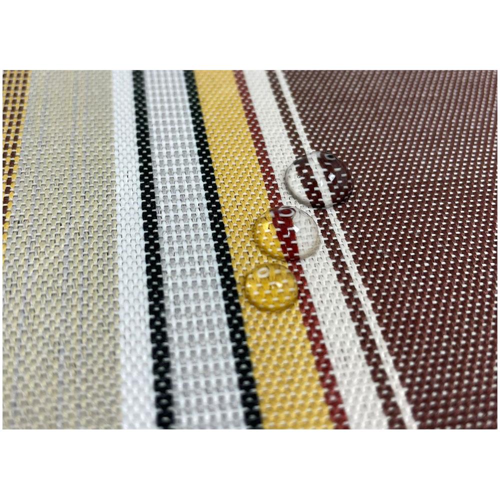 Tenda Da Sole A Caduta Per Esterno Balcone Casa Telo Ombra Modello Riga Fine 145x350 Marrone - Foto 2