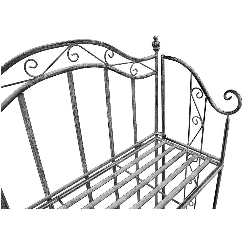 Flavienne - Scaffale 3 Piani Stile Provenzale In Ferro Verniciato - Foto 2