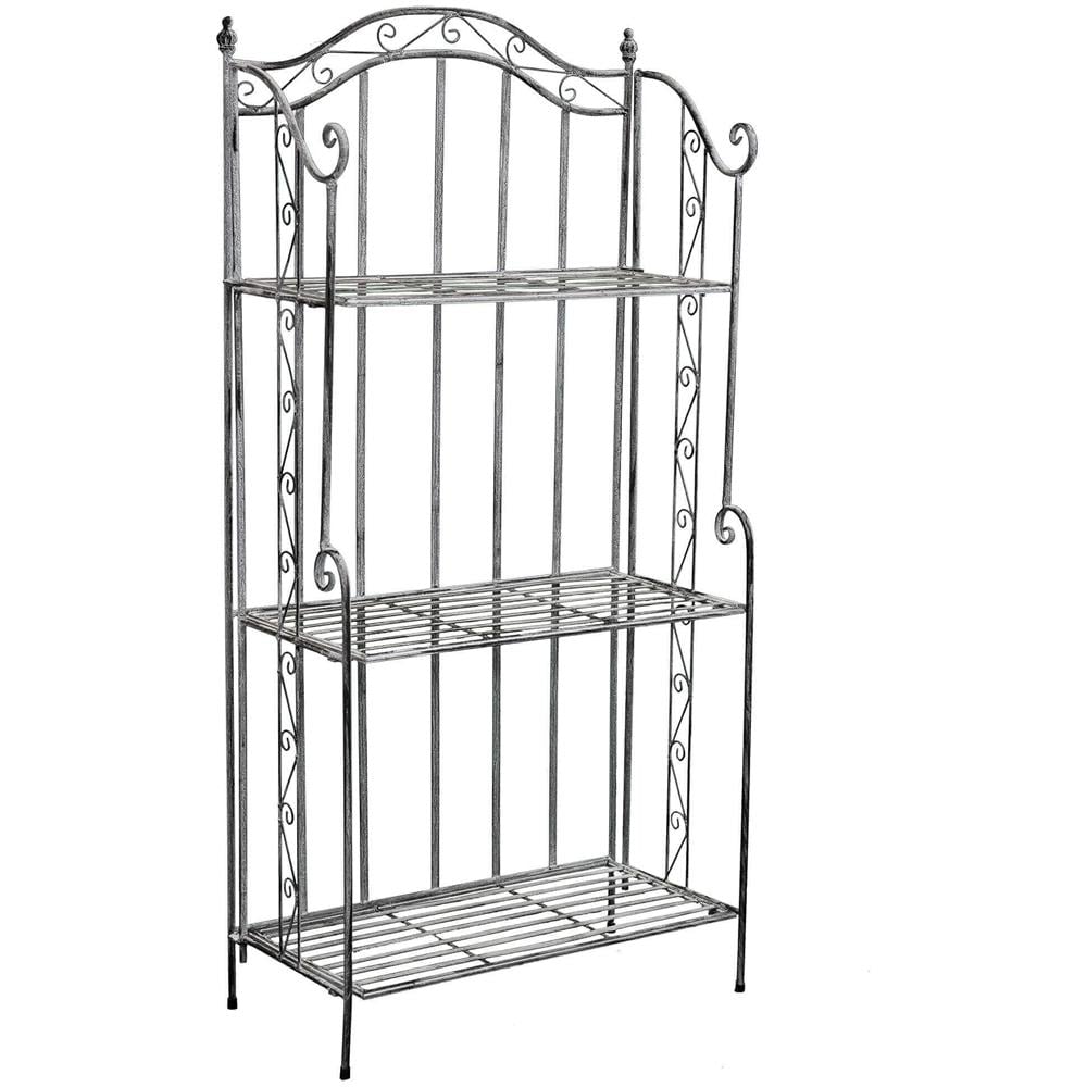 Flavienne - Scaffale 3 Piani Stile Provenzale In Ferro Verniciato - Foto 1