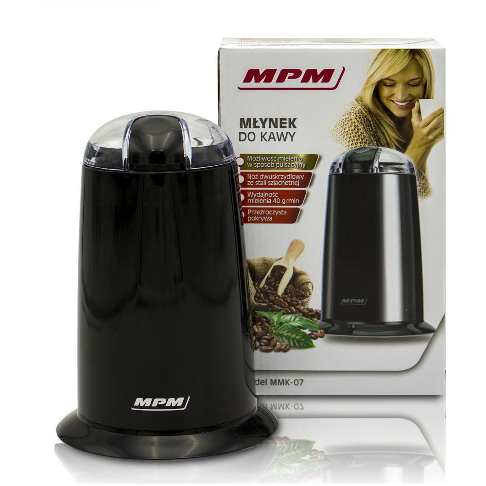 Macinacaffè MMK-07 / C Capacità 40 g Potenza 140 Watt Colore Nero - Foto 5