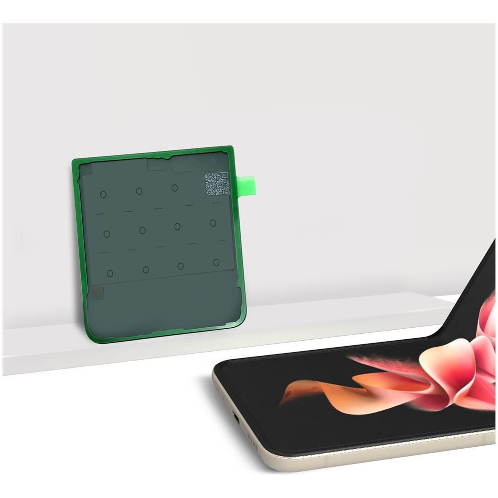 Copribatteria Galaxy Z Flip 3 Originale Cream - Foto 2