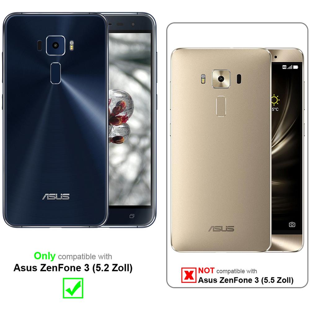 Catena Di Telefoni Cellulari Compatibile Con Asus Zenfone 3 (5,2"" Zoll) In Rosso Giallo Bianco - Coperchio Protettivo In Silicone Con Anelli D'argento, Cinturino In Corda E Custodia Staccabile - Foto 2