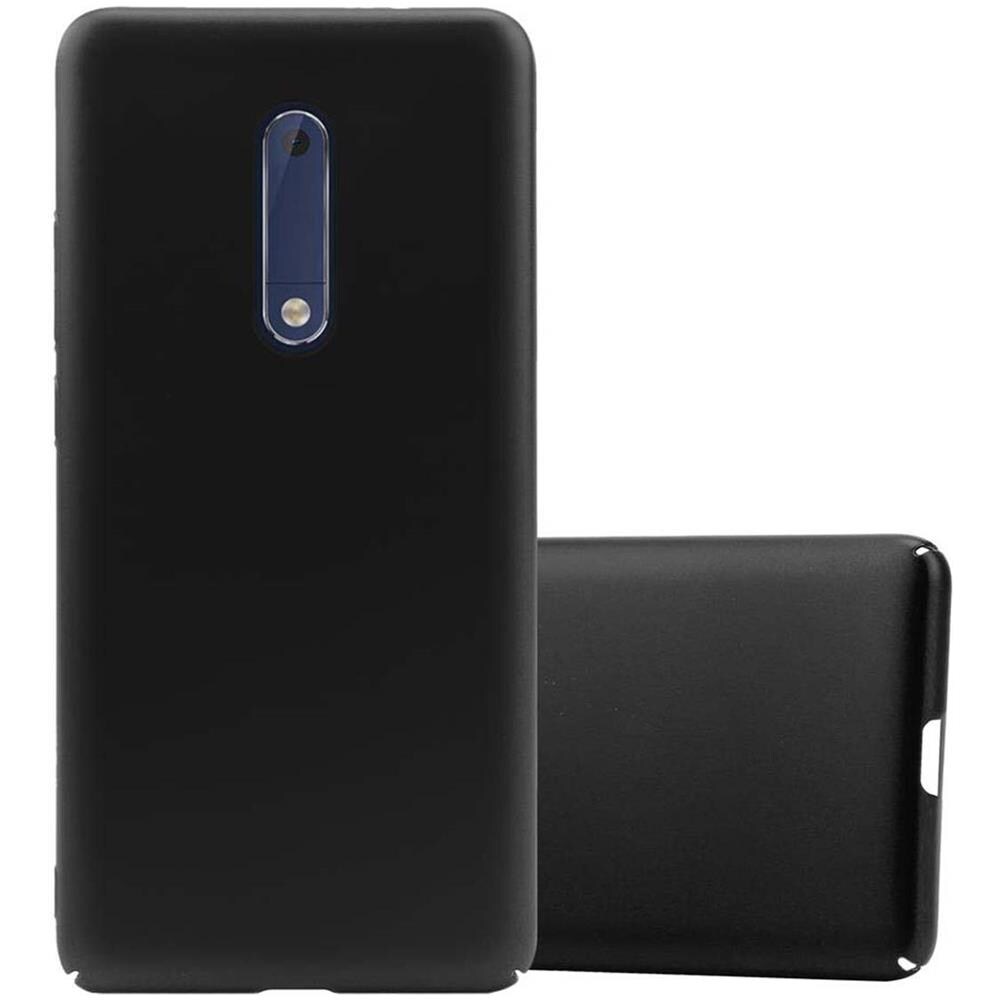 Custodia Compatibile Con Nokia 5 2017 In Nero Metallo - Hard Case Coperchio Protettivo In Look Metallico Contro I Graffi E Gli Urti - Foto 1