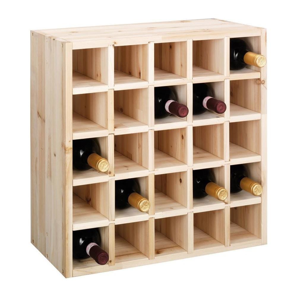 Portabottiglie In Legno, 25 Bottiglie, - Foto 1