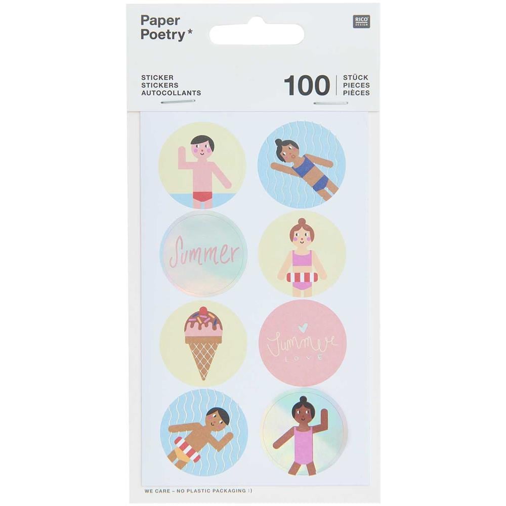 100 Adesivi - Estate In Spiaggia - Foto 1