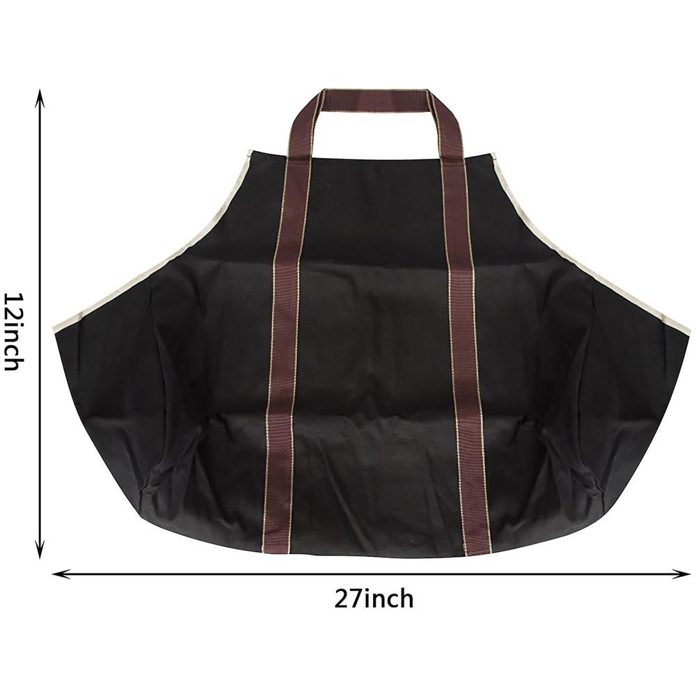 Case4Life Borsa Porta Legna In Tela Cerata Impermeabile, Resistente, 98x44cm, Con Maniglie Robusti, Garanzia A Vita