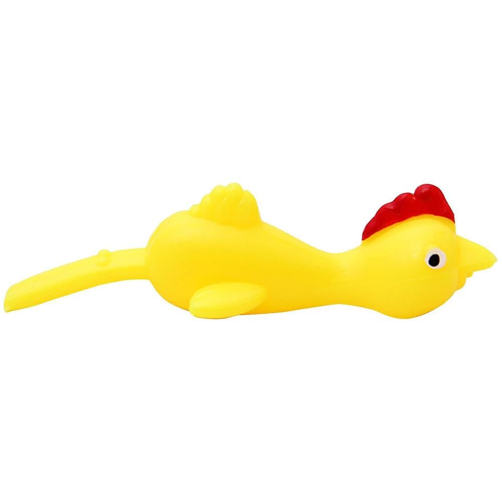40 Polli Volanti Elastici Con Fionda – Giocattolo In Gomma TPR, Sicuri E Morbidi, Regalo Divertente Per Bambini E Feste, Lunghezza Fino A 50 Cm. - 2
