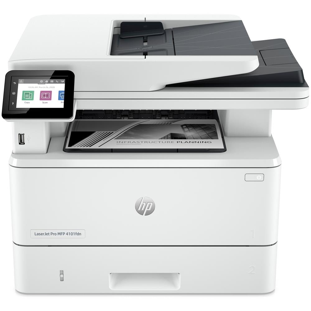 Stampante Multifunzione LaserJet Pro 4102fdw Laser B/N Stampa Copia Scansione Fax A4 40 ppm Wi-Fi / Ethernet / USB - Foto 1