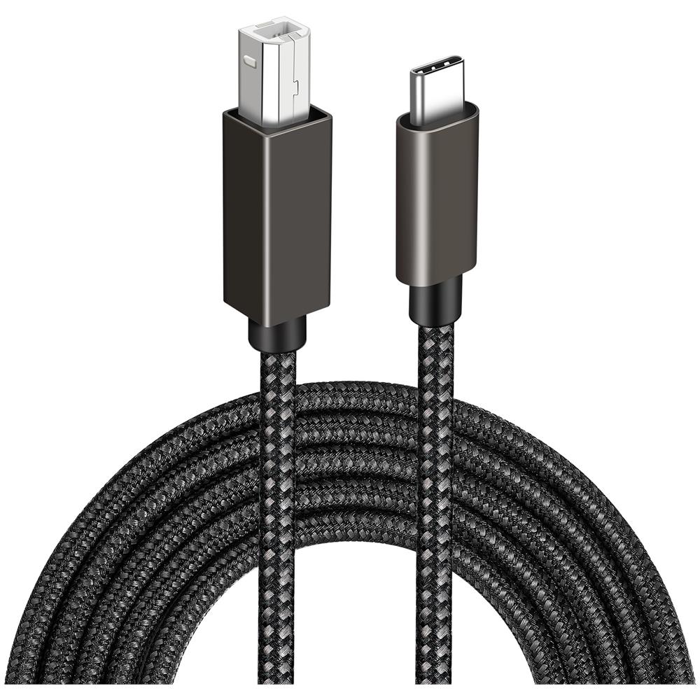 Cavo Per Stampante Da Usb-b A Usb-c Black 2 Metri - Foto 1