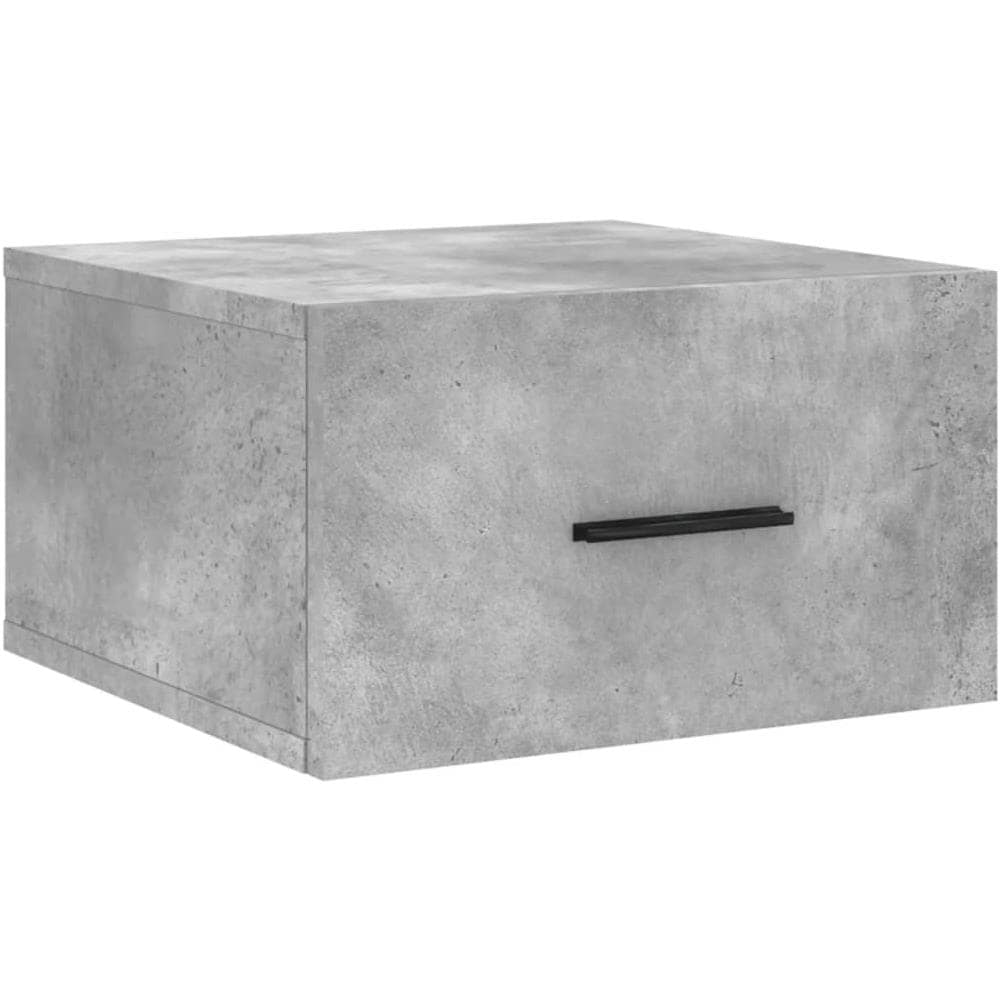 Comodino A Muro Grigio Cemento 35x35x20 Cm - Foto 2