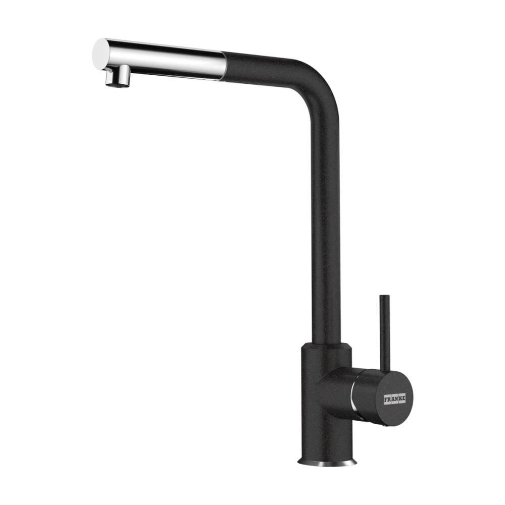 Miscelatore d Monocomando con doccetta Sirius L Side 115.0668.279 Colore Cromato-Nero - Foto 1